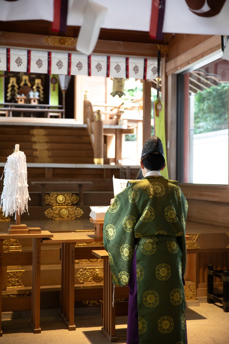 ご祈祷の様子