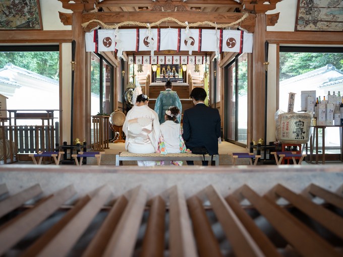 本殿でのご祈祷
